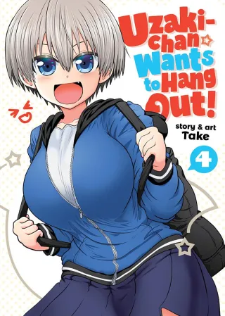 Cover of Uzaki-chan Wants to Hang Out! volume 4, English edition