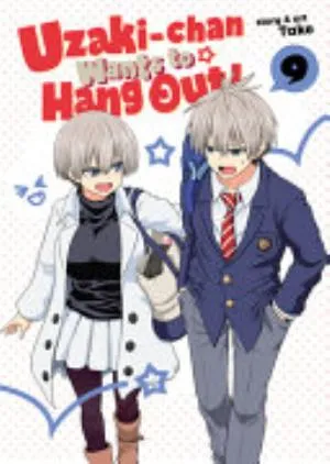 Cover of Uzaki-chan Wants to Hang Out! volume 9, English edition