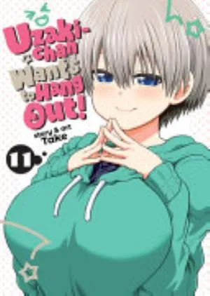 Cover of Uzaki-chan Wants to Hang Out! volume 11, English edition