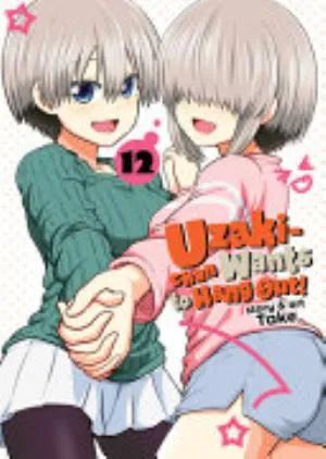 Cover of Uzaki-chan Wants to Hang Out! volume 12, English edition
