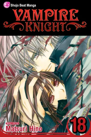 Cover of Vampire Knight volume 18, English edition