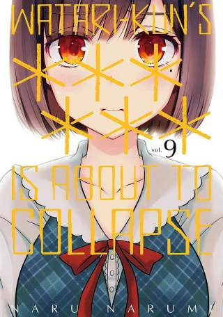 Cover of Watari-kun's ****** Is about to Collapse volume 9, English edition