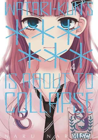 Cover of Watari-kun's ****** Is about to Collapse volume 4, English edition