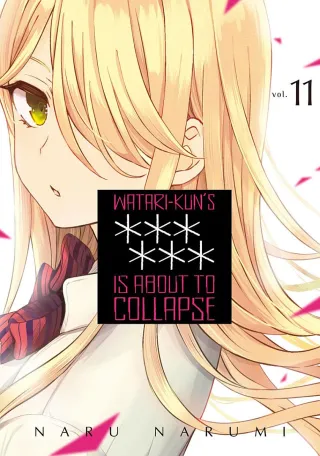 Cover of Watari-kun's ****** Is about to Collapse volume 11, English edition
