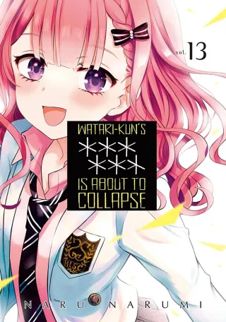 Cover of Watari-kun's ****** Is about to Collapse volume 13, English edition
