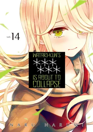Cover of Watari-kun's ****** Is about to Collapse volume 14, English edition