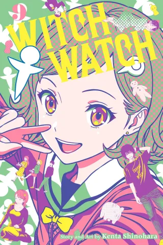 Cover of WITCH WATCH volume 9, English edition