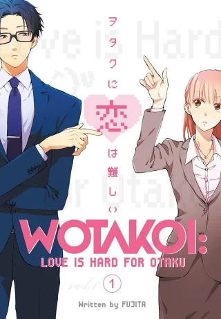 Cover of Wotakoi: Love is Hard for Otaku volume 2, English edition