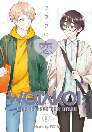 Cover of Wotakoi: Love is Hard for Otaku volume 9, English edition