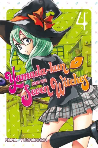 Cover of Yamada-kun and the Seven Witches volume 4, English edition