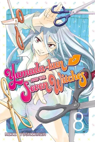Cover of Yamada-kun and the Seven Witches volume 8, English edition