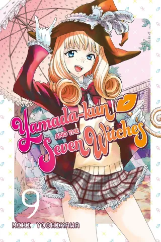 Cover of Yamada-kun and the Seven Witches volume 9, English edition