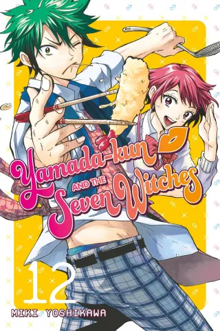 Cover of Yamada-kun and the Seven Witches volume 12, English edition