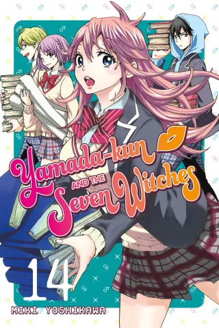 Cover of Yamada-kun and the Seven Witches volume 14, English edition