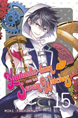 Cover of Yamada-kun and the Seven Witches volume 15, English edition
