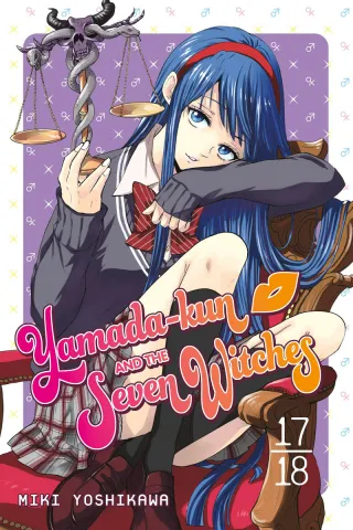Cover of Yamada-kun and the Seven Witches volume 17, English edition