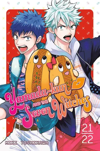 Cover of Yamada-kun and the Seven Witches volume 21, English edition