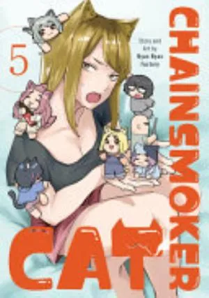 Cover of Chainsmoker Cat volume 5, English edition