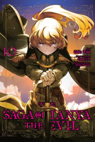 Cover of The Saga of Tanya the Evil volume 10, English edition