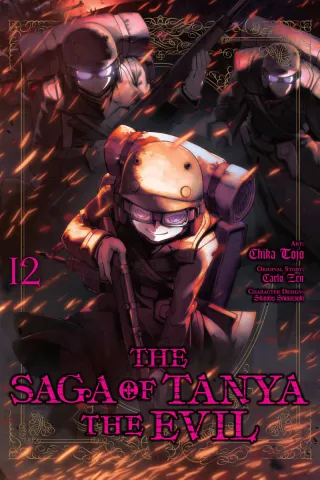 Cover of The Saga of Tanya the Evil volume 12, English edition