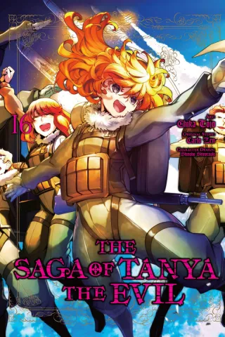 Cover of The Saga of Tanya the Evil volume 16, English edition