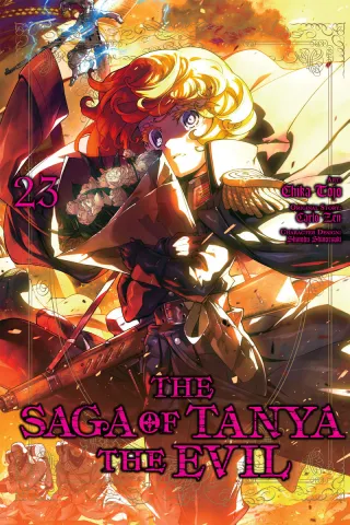 Cover of The Saga of Tanya the Evil volume 23, English edition
