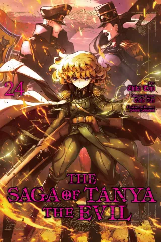 Cover of The Saga of Tanya the Evil volume 24, English edition