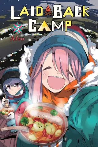 Cover of Laid-Back Camp volume 5, English edition