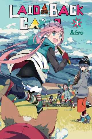 Cover of Laid-Back Camp volume 4, English edition