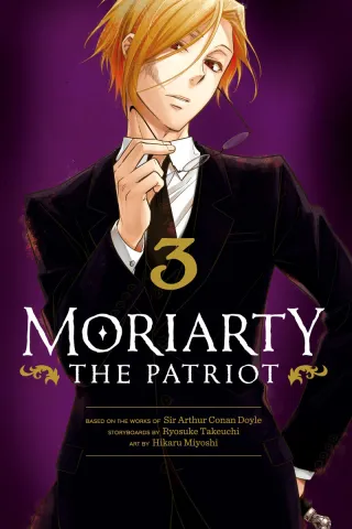 Cover of Moriarty the Patriot volume 3, English edition