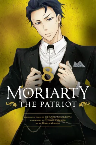 Cover of Moriarty the Patriot volume 8, English edition