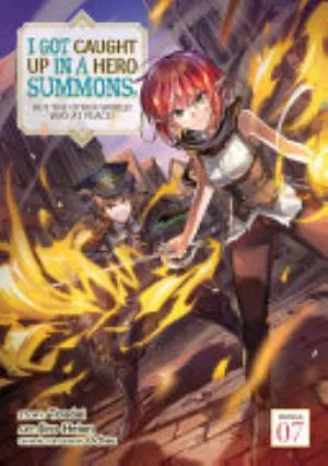 Cover of I Got Caught Up In a Hero Summons, but the Other World was at Peace! volume 7, English edition