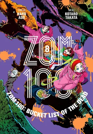 Cover of Zom 100: Bucket List of the Dead volume 8, English edition